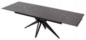 Стол FORIO 160 MATT BLACK MARBLE SOLID CERAMIC / BLACK, ®DISAUR в Екатеринбурге - ok-mebel.com | фото 5