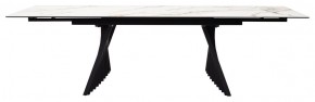 Стол IVAR 180 MARBLES KL-188 Контрастный мрамор, итальянская керамика, ®DISAUR в Екатеринбурге - ok-mebel.com | фото 2