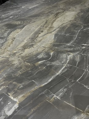 Стол IVAR 180 MARBLES KL-80 Серый мрамор, итальянская керамика, ®DISAUR в Екатеринбурге - ok-mebel.com | фото 12