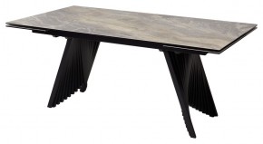 Стол IVAR 180 MARBLES KL-80 Серый мрамор, итальянская керамика, ®DISAUR в Екатеринбурге - ok-mebel.com | фото 2