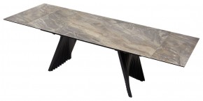 Стол IVAR 180 MARBLES KL-80 Серый мрамор, итальянская керамика, ®DISAUR в Екатеринбурге - ok-mebel.com | фото 6