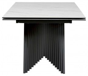 Стол IVAR 180 MARBLES KL-99 Белый мрамор, итальянская керамика/серый, ®DISAUR в Екатеринбурге - ok-mebel.com | фото 12