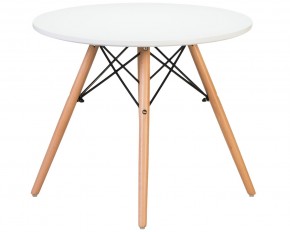 Стол журнальный DOBRIN SHELLEY, ножки светлый бук, цвет белый в Екатеринбурге - ok-mebel.com | фото 2