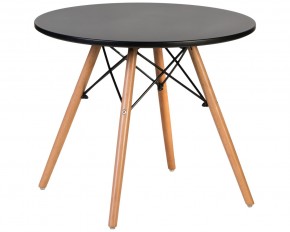 Стол журнальный DOBRIN SHELLEY, ножки светлый бук, цвет чёрный в Екатеринбурге - ok-mebel.com | фото 1