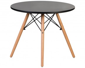 Стол журнальный DOBRIN SHELLEY, ножки светлый бук, цвет чёрный в Екатеринбурге - ok-mebel.com | фото 2