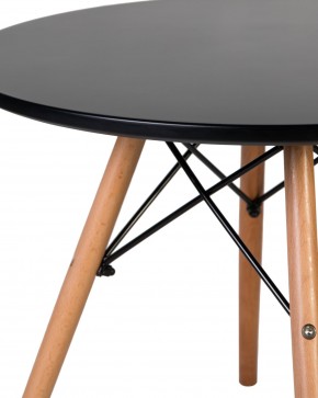 Стол журнальный DOBRIN SHELLEY, ножки светлый бук, цвет чёрный в Екатеринбурге - ok-mebel.com | фото 4