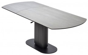 Стол KAI 140 TL-58 поворотная система раскладки, испанская керамика / Темно-серый / Черный, ®DISAUR в Екатеринбурге - ok-mebel.com | фото 7