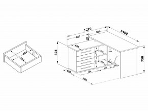 Стол компьютерный КСТ-109Л в Екатеринбурге - ok-mebel.com | фото 4