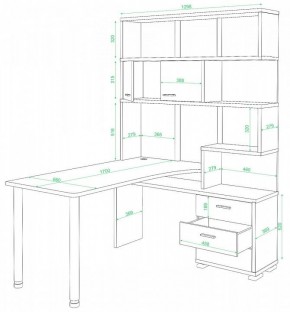 Стол компьютерный СР-420/170 в Екатеринбурге - ok-mebel.com | фото 2