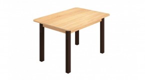 Стол ЛДСП (опоры черные) дуб сонома в Екатеринбурге - ok-mebel.com | фото