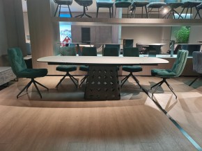 Стол LORENS 150 TL-58 поворотная система раскладки, испанская керамика / Темно-серый, ®DISAUR в Екатеринбурге - ok-mebel.com | фото 7