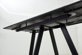 Стол НЕО-2 140 см МАГЕЛЛАН, стекло / ЧЕРНЫЙ, М-City в Екатеринбурге - ok-mebel.com | фото 3