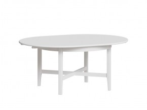 Стол обеденный Кантри раскладной, массив сосны, цвет белый в Екатеринбурге - ok-mebel.com | фото 2