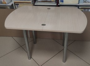 Стол обеденный с хромированными ножками «Лион (мини)» - СМ-204.01.2 в Екатеринбурге - ok-mebel.com | фото 4