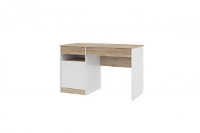 Стол письменный ПМ-367.07 исп.1 ЛДСП белый глянец/дуб делано в Екатеринбурге - ok-mebel.com | фото 2