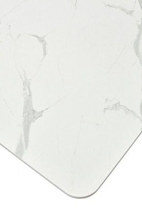 Стол Прага 120 БЕЛЫЙ МРАМОР FC13 CLEAF, пластик / БЕЛЫЙ, КАМЕНЬ СВЕТЛЫЙ М-City в Екатеринбурге - ok-mebel.com | фото 11