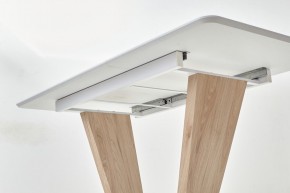 Стол Прага 120 БЕЛЫЙ, стекло/ ВЯЗ М-City в Екатеринбурге - ok-mebel.com | фото 10