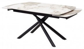 Стол RIVOLI 140 GLOSS LUXURY PANDORA SOLID CERAMIC / BLACK, ®DISAUR в Екатеринбурге - ok-mebel.com | фото 5