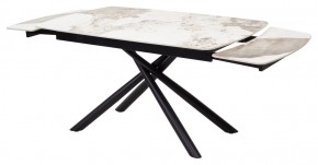 Стол RIVOLI 140 GLOSS LUXURY PANDORA SOLID CERAMIC / BLACK, ®DISAUR в Екатеринбурге - ok-mebel.com | фото 6