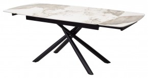 Стол RIVOLI 140 GLOSS LUXURY PANDORA SOLID CERAMIC / BLACK, ®DISAUR в Екатеринбурге - ok-mebel.com | фото 7