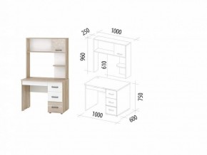 Стол с надстройкой Эверест 63 в Екатеринбурге - ok-mebel.com | фото 2