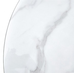 Стол SOLO 80 Белый мрамор G-1, стекло / черный M-city в Екатеринбурге - ok-mebel.com | фото 9