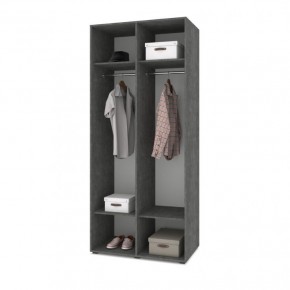 СТОУН С21 Шкаф 2-х створчатый (камень темный/ирландский дуб) в Екатеринбурге - ok-mebel.com | фото 3