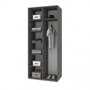 СТОУН С22 Шкаф 2-х створчатый (камень темный/ирландский дуб) в Екатеринбурге - ok-mebel.com | фото 3