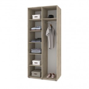 СТОУН С22 Шкаф 2-х створчатый (серый дуб/белый) в Екатеринбурге - ok-mebel.com | фото 3