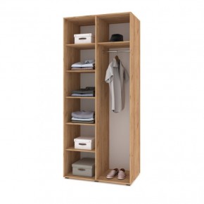 СТОУН С22 Шкаф 2-х створчатый (золотой дуб/графит) в Екатеринбурге - ok-mebel.com | фото 3