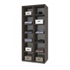 СТОУН С23 Шкаф 2-х створчатый (анкор темный/анкор светлый) в Екатеринбурге - ok-mebel.com | фото 3