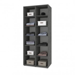 СТОУН С23 Шкаф 2-х створчатый (камень темный/ирландский дуб) в Екатеринбурге - ok-mebel.com | фото 3