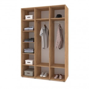 СТОУН С31 Шкаф 3-х створчатый (дуб золотой/графит) в Екатеринбурге - ok-mebel.com | фото 3