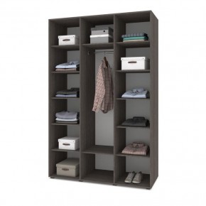 СТОУН С32 Шкаф 3-х створчатый (золотой дуб/графит) в Екатеринбурге - ok-mebel.com | фото 3