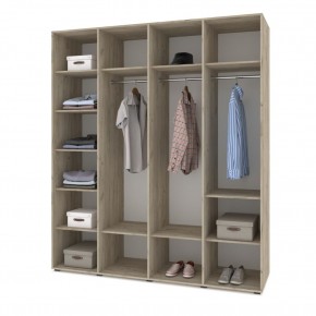 СТОУН С41 Шкаф 4-х створчатый (серый дуб/белый) в Екатеринбурге - ok-mebel.com | фото 3