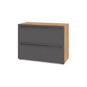 СТОУН С81 Комод (золотой дуб/графит) в Екатеринбурге - ok-mebel.com | фото
