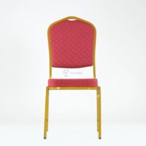 Стул Barneo S-6 банкетный (каркас золото, красная ткань) в Екатеринбурге - ok-mebel.com | фото 2