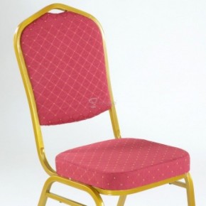 Стул Barneo S-6 банкетный (каркас золото, красная ткань) в Екатеринбурге - ok-mebel.com | фото 4