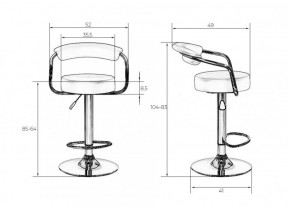 Стул барный DOBRIN MARTA LM-5013 LM-5013 (кремовый) в Екатеринбурге - ok-mebel.com | фото 2