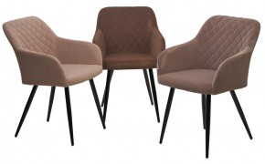 Стул BRANDY 505-11 Кофе, велюр "беспальчиковый" / черный каркас, М-City в Екатеринбурге - ok-mebel.com | фото 6