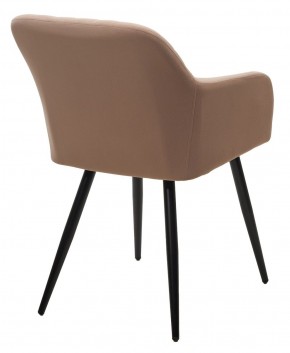 Стул BRANDY 505-4 Латте, велюр "беспальчиковый" / черный каркас, М-City в Екатеринбурге - ok-mebel.com | фото 5