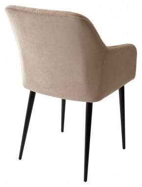Стул BRANDY-X БЕЖЕВЫЙ #5, велюр / черный каркас М-City в Екатеринбурге - ok-mebel.com | фото 7