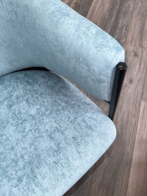 Стул ДИЛЛ, цвет RAIN 7 бриз, велюр / черный каркас М-City в Екатеринбурге - ok-mebel.com | фото 7