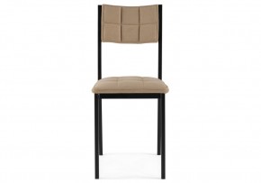 Стул на металлокаркасе Бекал латте / черный матовый в Екатеринбурге - ok-mebel.com | фото 2