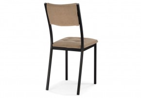 Стул на металлокаркасе Бекал латте / черный матовый в Екатеринбурге - ok-mebel.com | фото 4