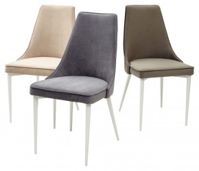 Стул NEPAL-P ГРАФИТ #14, велюр/ белый каркас М-City в Екатеринбурге - ok-mebel.com | фото 6