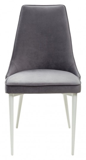 Стул NEPAL-P СЕРЫЙ #27, велюр/ белый каркас М-City в Екатеринбурге - ok-mebel.com | фото 6