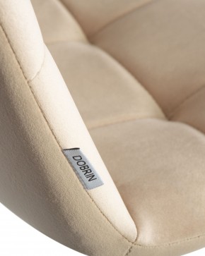 Стул обеденный DOBRIN CHILLY, Бежевый Holland 07, основание белое в Екатеринбурге - ok-mebel.com | фото 10