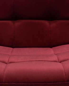 Стул обеденный DOBRIN CHILLY, Бордовый Holland 47, основание черный в Екатеринбурге - ok-mebel.com | фото 3