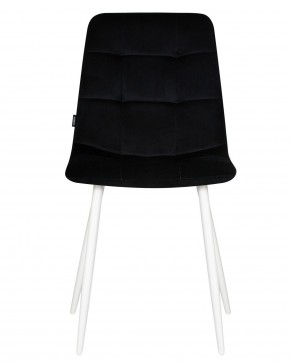 Стул обеденный DOBRIN CHILLY, Черный Holland 75, основание белое в Екатеринбурге - ok-mebel.com | фото 7